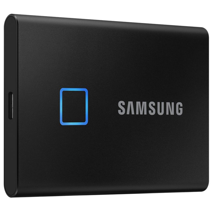 Foto van Samsung externe ssd t7 touch 1t zwart