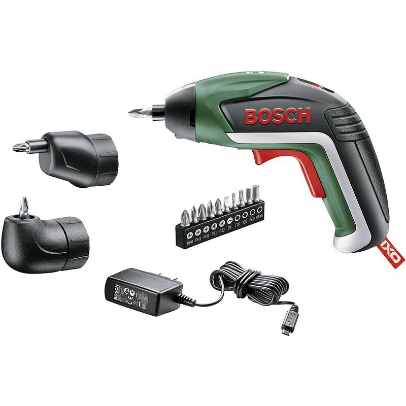 Foto van Bosch home and garden ixo v set 06039a8002 accu-schroevendraaier 3.6 v 1.5 ah li-ion incl. accu