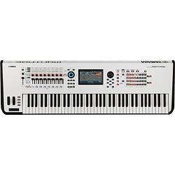 Foto van Yamaha montage 7 white synthesizer wit