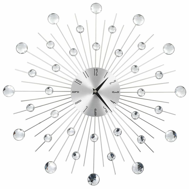 Foto van Vidaxl wandklok met quartz-mechanisme 50 cm modern ontwerp