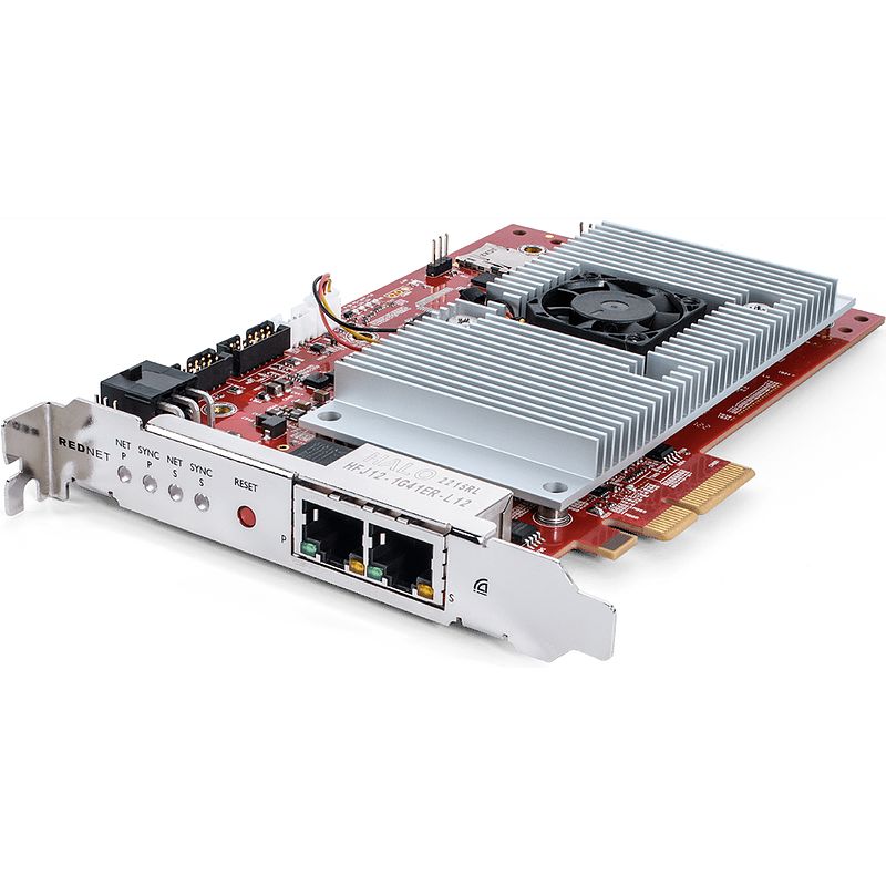 Foto van Focusrite pro rednet modulaire pcie r dante geluidskaart