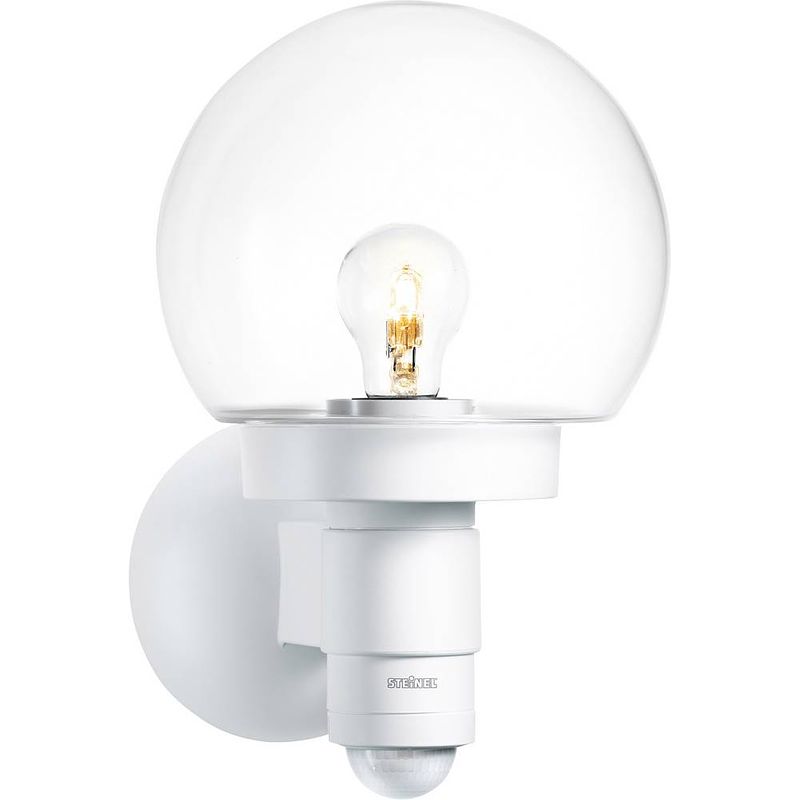 Foto van Steinel l 115 s 657413 buitenlamp met bewegingsmelder (wand) spaarlamp, led e27 60 w wit