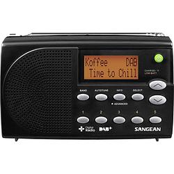 Foto van Sangean dpr-65 transistorradio dab+, vhf (fm) accu laadfunctie zwart