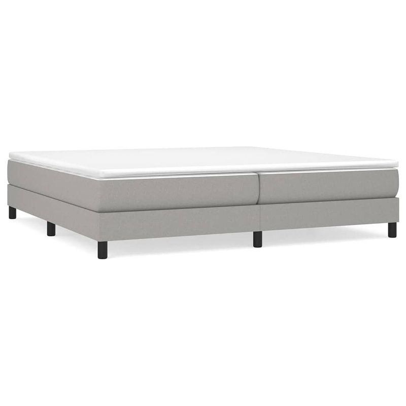 Foto van The living store boxspringbed - luxe - 203 x 200 x 25 cm - duurzaam en ademend - pocketvering matras - middelharde