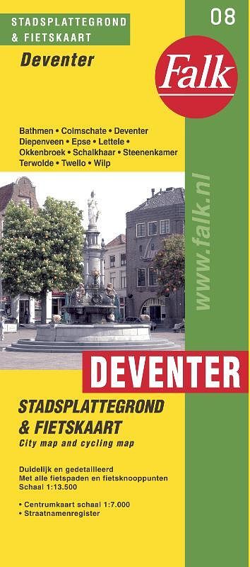 Foto van Deventer plattegrond - paperback (9789028709126)