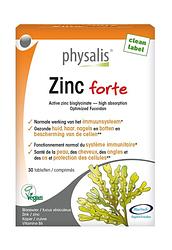 Foto van Physalis zinc forte tabletten