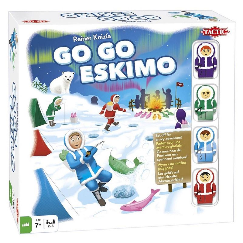 Foto van Tactic gezelschapsspel go go eskimo 2-6 spelers