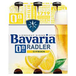 Foto van Bavaria 0.0% radler citroen alcoholvrij bier fles bij jumbo
