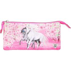 Foto van Miss melody etui cherry blossom meisjes 22 cm polyester roze