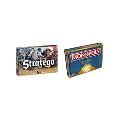 Foto van Spellenbundel - bordspellen - 2 stuks - stratego & monopoly efteling