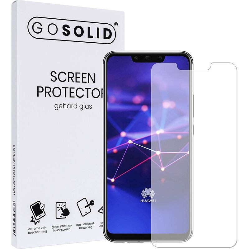 Foto van Go solid! screenprotector voor huawei mate 20 pro