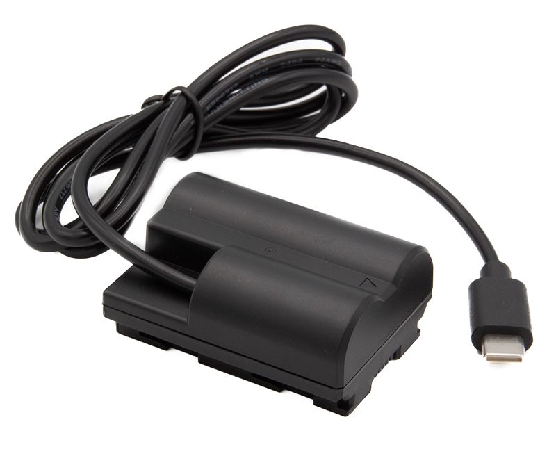 Foto van Chilipower dr-w235 dummy accu usb-c adapterset voor fujifilm, accutype np-w235