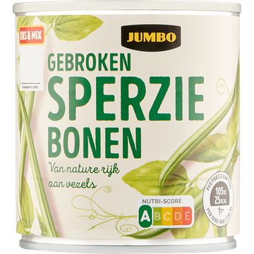 Foto van 3+1 gratis | jumbo gebroken sperziebonen 200g aanbieding bij jumbo