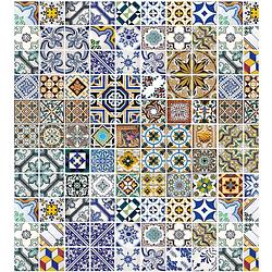 Foto van Dimex portugal tiles vlies fotobehang 225x250cm 3-banen