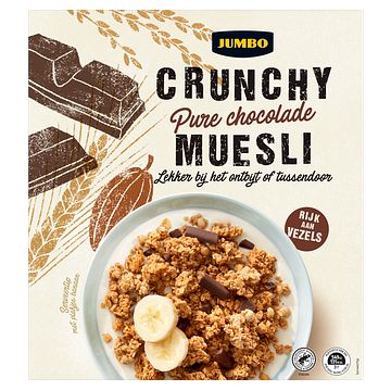 Foto van Jumbo crunchy muesli chocolade 500g