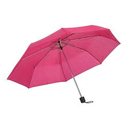 Foto van Opvouwbare mini paraplu fuchsia roze 96 cm - paraplu's