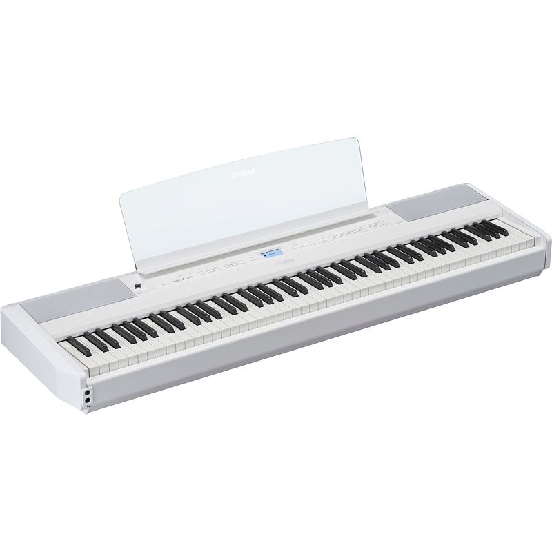 Foto van Yamaha p-525 wh digitale piano wit