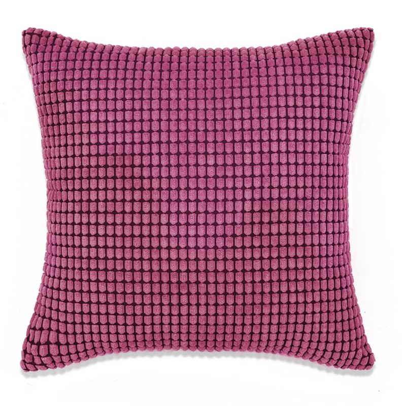 Foto van Infiori sierkussenset 60x60 cm velours roze 2-delig