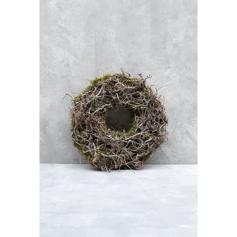 Foto van Couronne krans met bonsai moss ø38cm