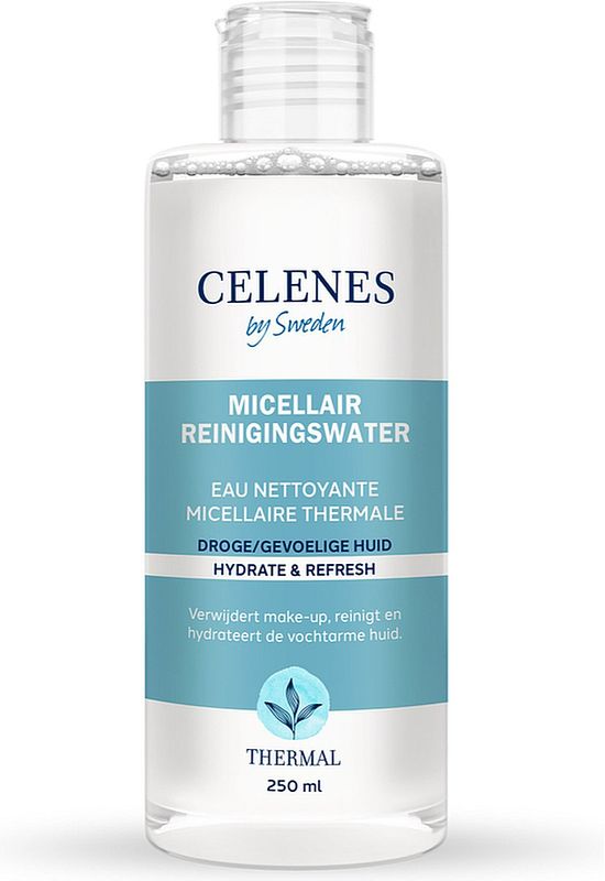 Foto van Celenes by sweden thermal micellair reinigingswater - droge/gevoelige huid