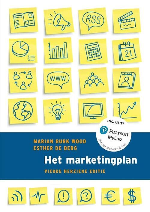 Foto van Het marketingplan, 4e herziene editie met mylab nl - marian burk wood - paperback (9789043041669)