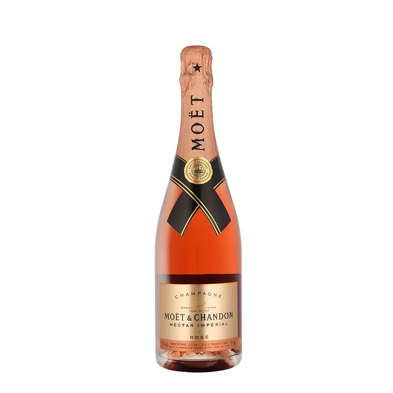 Foto van Moet & chandon nectar imperial rose 75cl wijn