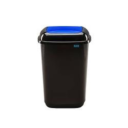 Foto van Plafor quatro prullenbak, afvalbak afvalscheiding, recycling, keuken 45 l,blauw