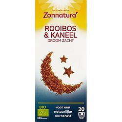 Foto van Zonnatura bio rooibos & kaneel droom zacht 20 stuks 36g bij jumbo