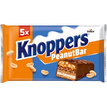 Foto van Knoppers peanut bar 5 x 40g bij jumbo