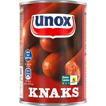 Foto van Unox knakworst knaks 400g bij jumbo