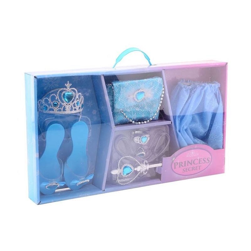 Foto van Johntoy giftset princess secret prinses xl meisjes blauw