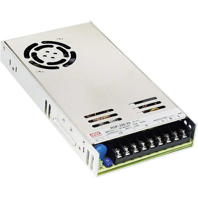 Foto van Mean well rsp-320-13.5 ac/dc-netvoedingsmodule gesloten 23.8 a 321.3 w 13.5 v/dc 1 stuk(s)