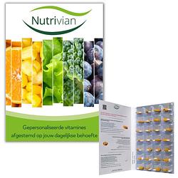 Foto van Nutrivian activeer jouw energie - 4 weekse kuur met gepersonaliseerde vitamines