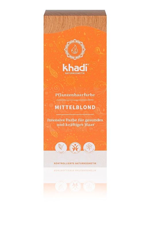 Foto van Khadi haarverf medium blond