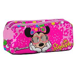 Foto van Disney etui minnie mouse 21 x 10 x 6 cm polyester roze