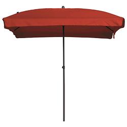 Foto van Stokparasol patmos luxe 210 x 140 cm brick red