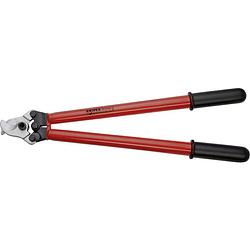 Foto van Knipex 95 27 600 vde-kabelschaar geschikt voor (striptechniek) alu- en koperkabel, een- en meerdraads 27 mm 150 mm² 5