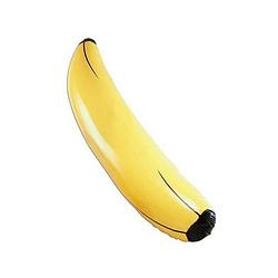 Foto van Grote opblaasbare banaan 162 cm