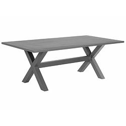 Foto van Beliani cascais - tuintafel-grijs-aluminium