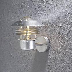 Foto van Konstsmide modena 7302-320 buitenlamp (wand) spaarlamp, led e27 60 w verzinkt