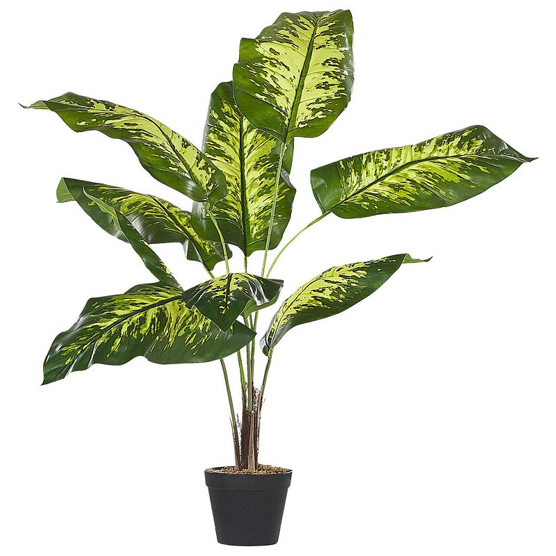 Foto van Beliani dieffenbachia - kunstplant-groen-synthetisch materiaal