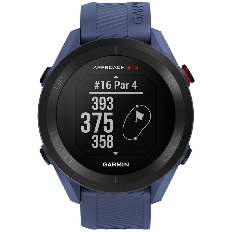 Foto van Garmin approach s12 gps-golfhorloge 23 mm uni donkerblauw