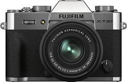 Foto van Fujifilm x-t30 ii body zilver + 15-45mm f/3.5-5.6