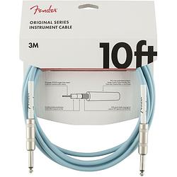 Foto van Fender original cables instrumentkabel 3m daphne blue