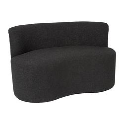 Foto van Teddy loveseat - zwart - 71x120x71 cm