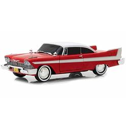 Foto van Speelgoedauto plymouth fury christine 1958 rood 1:24/21 x 7 x 5 cm - speelgoed auto'ss