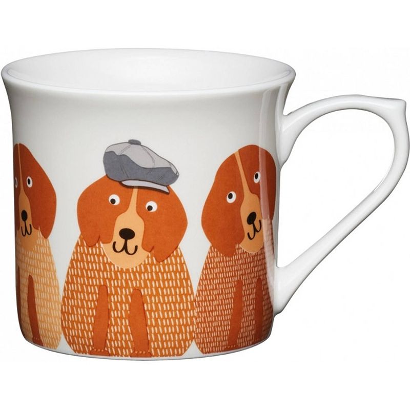 Foto van Mok honden - porselein, fine bone china - 300ml - kitchencraft