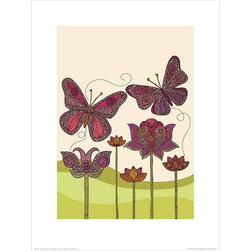 Foto van Kunstdruk valentina ramos - butterflies 30x40cm