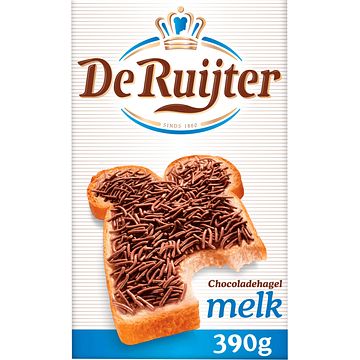 Foto van De ruijter hagelslag melk 390g bij jumbo