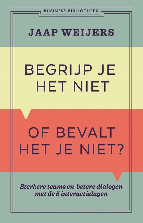 Foto van Begrijp je het niet of bevalt het je niet? - jaap weijers - ebook